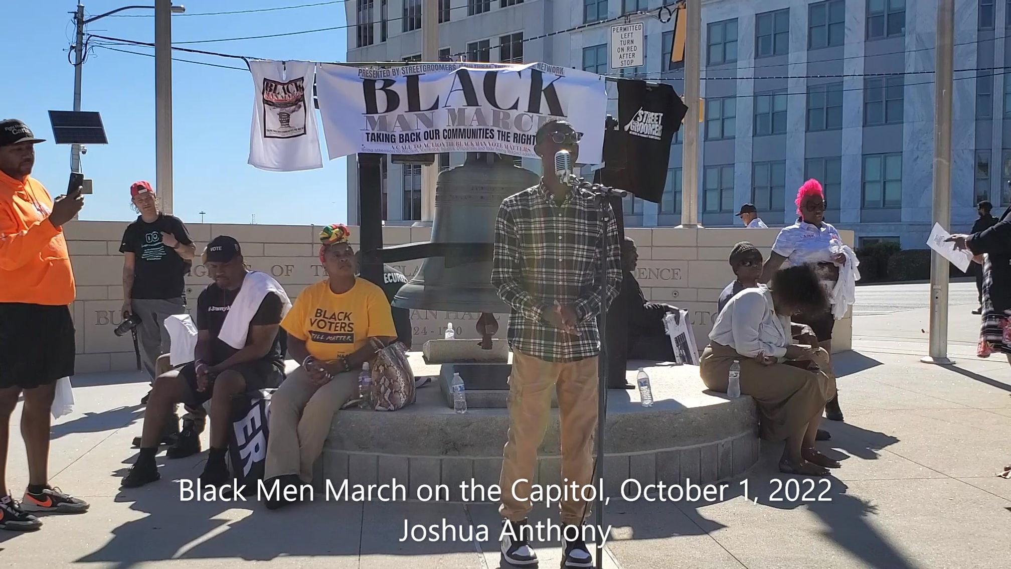 Black Men March on the Georgia Capitol